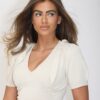 Blake Bow Top Creme